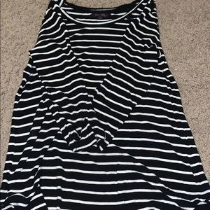 Crop sleeve striped shirt! SUPER SOFT